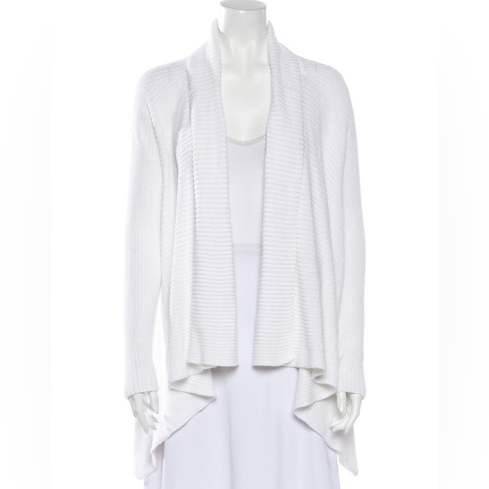 White Vince Cardigan Sweater XS